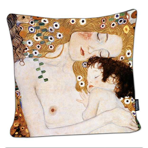 Cushion, Klimt, Mother with child