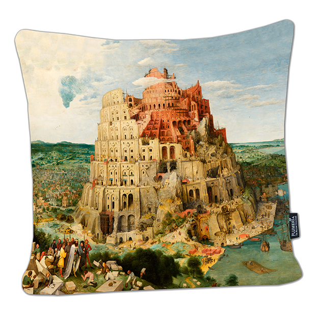 Cushion, Bruegel, Tower of Babel