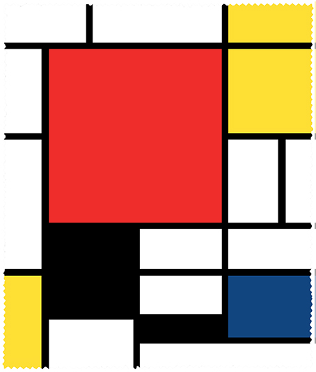 Cleaning Cloth, Mondrian, Composition