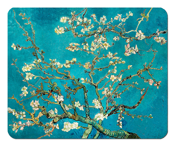 Mousepad, Van Gogh, Almond Blossom