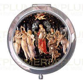 Pocket-Mirror with box, Botticelli, La Primavera, 70x11mm