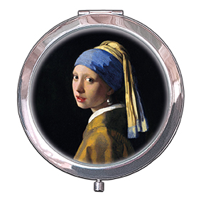 Pocket Mirror, Vermeer, Girl with a Pearl Earring, 70x11mm