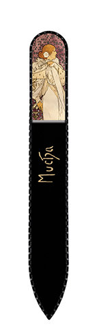 Nail File with Swarovski Element, Mucha, La Dame Aux Camelias 13,5x1.2cm